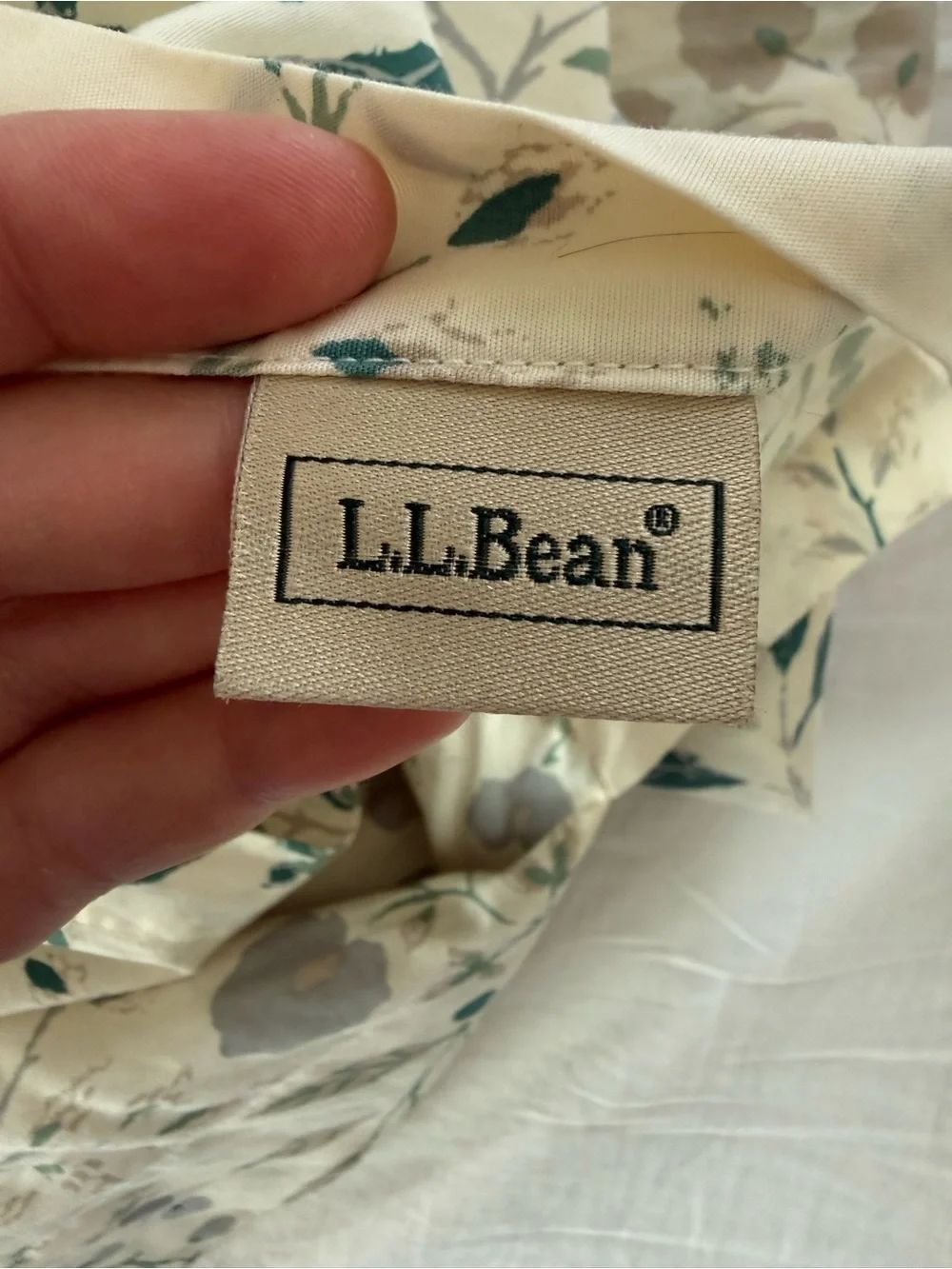 LL Bean Queen Duvet Set